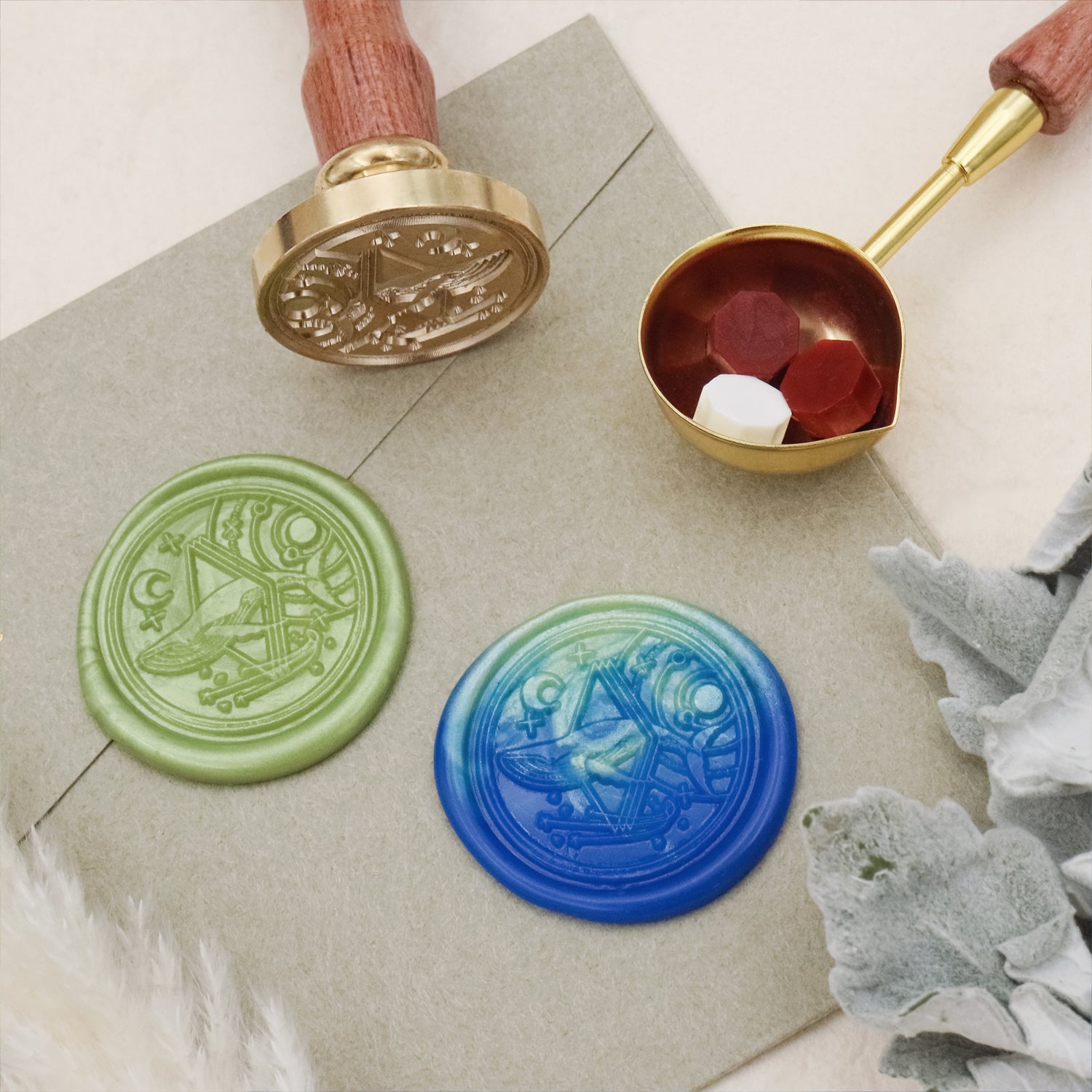 Stamprints Wal Wachssiegel Stempel 4