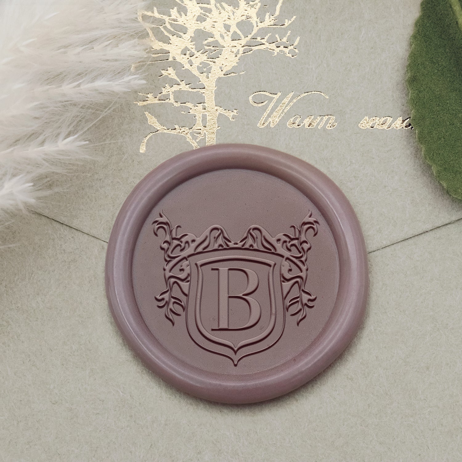 Personalisierter Logo Siegelwachs Siegelstempel - Stil 6-2