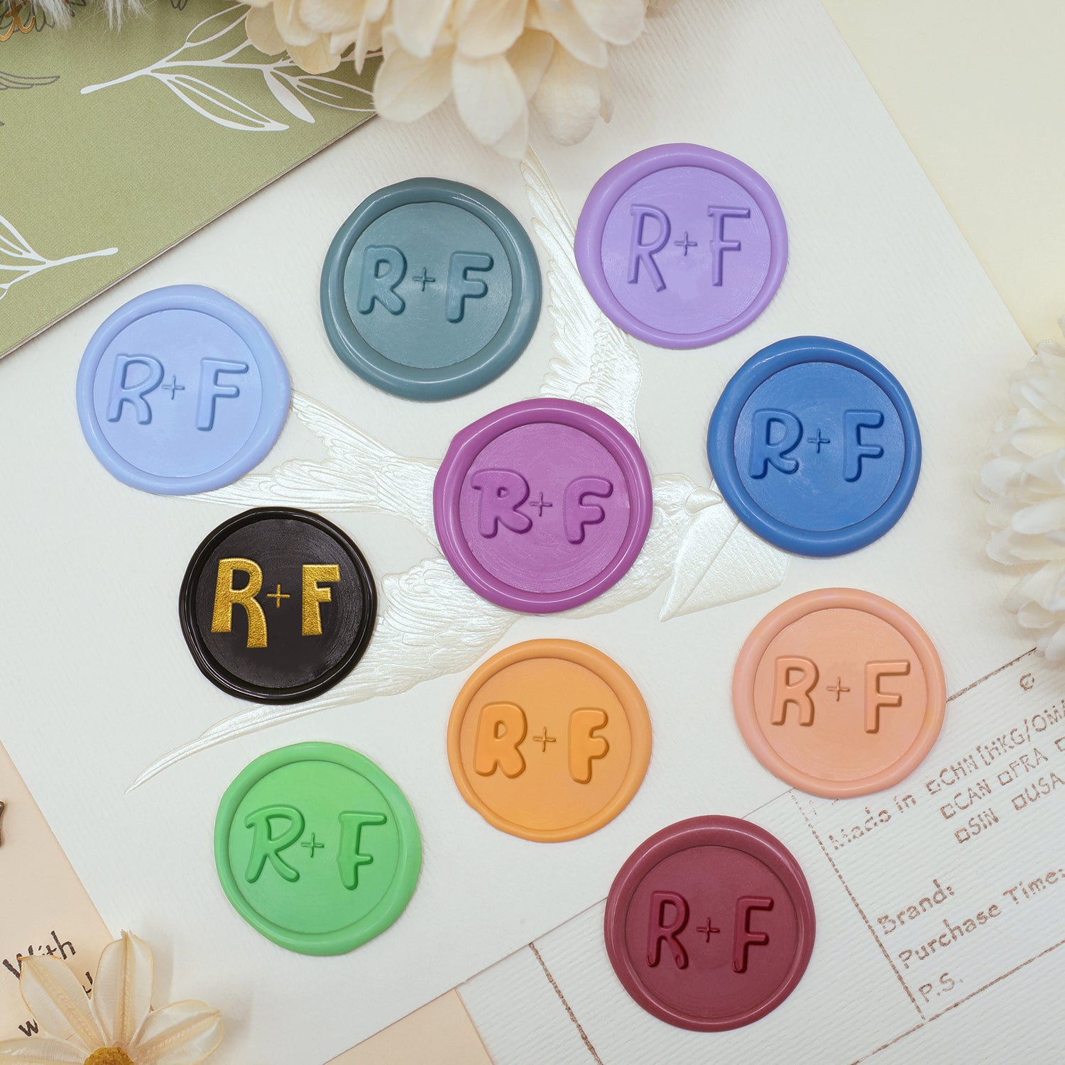 Custom Cartoon Text Wax Seal Stamp (10 Fonts)-3