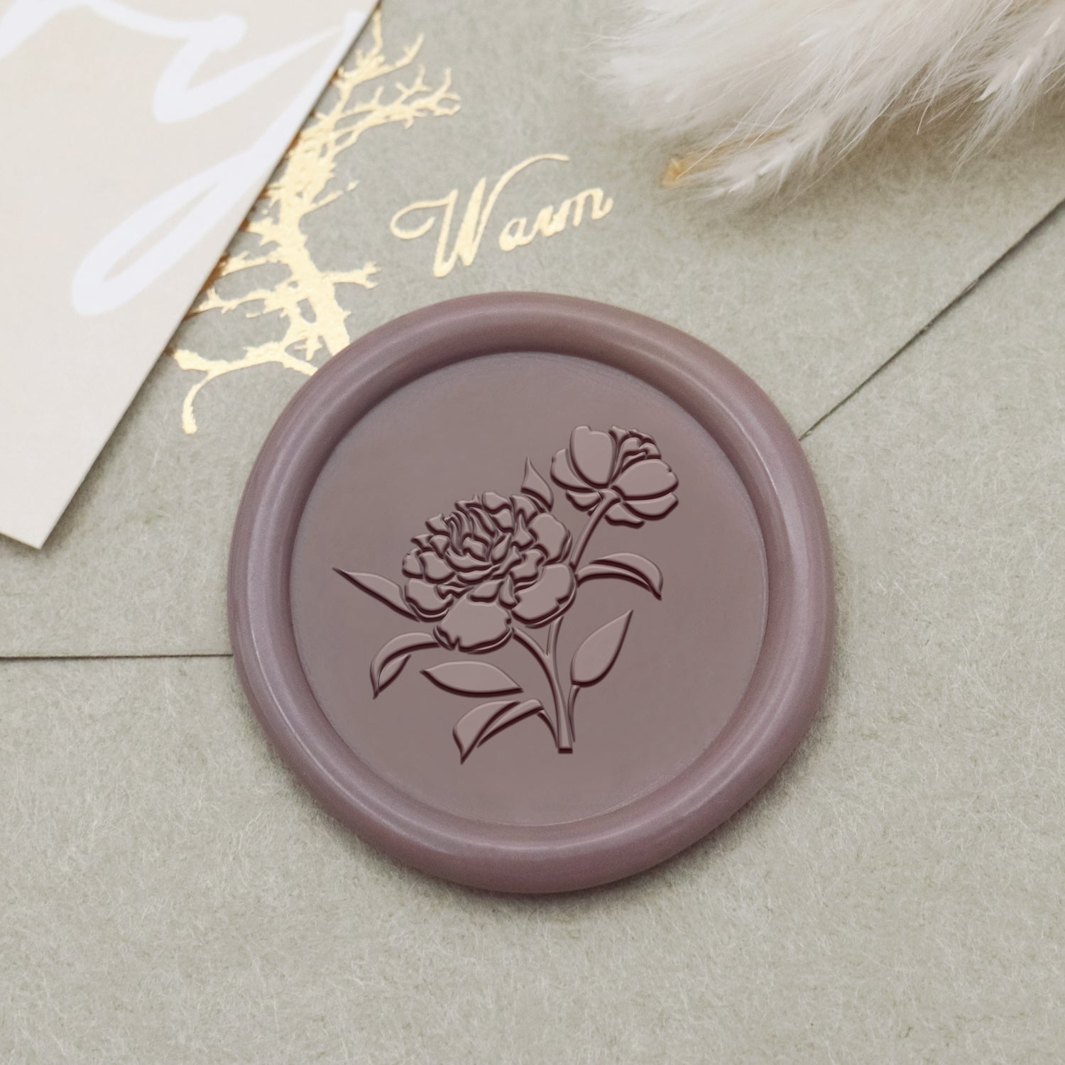 Botanical Wax Seal Stamp (18 Designs)-7 1