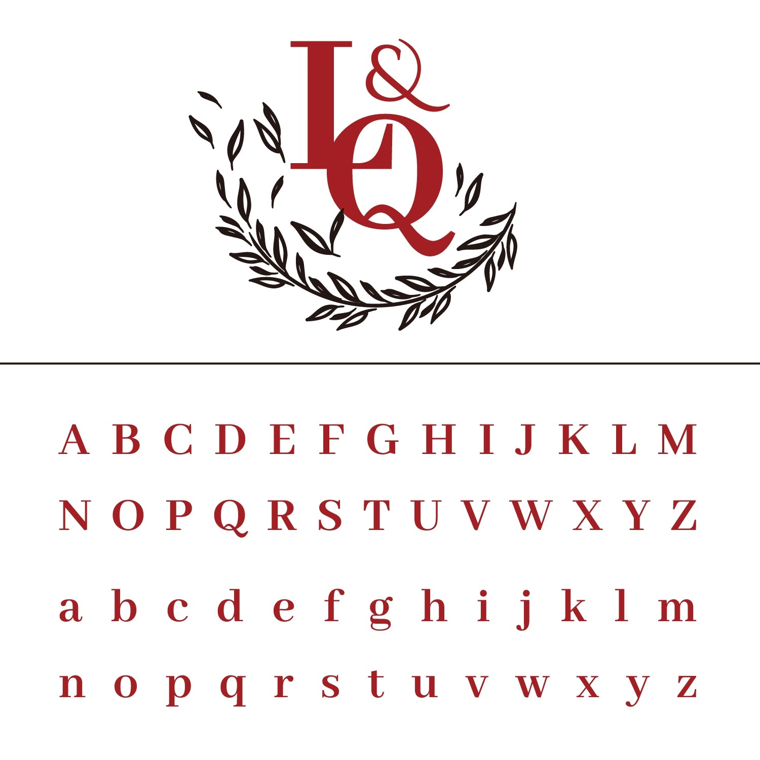 Personalisierter fallender Olivenzweig Hochzeits-Monogramm Wachssiegel Stempel 11
