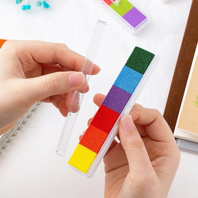 Ensemble de Tampons Encreurs Couleur Bonbon Dégradé Long c