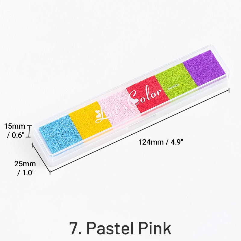 Ensemble de Tampons Encreurs Longs Couleurs Dégradées Bonbon sku-7