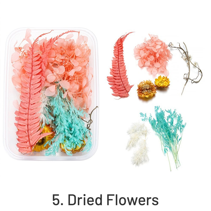 Decorative Boxed Dried Preserved Flowers sku-5