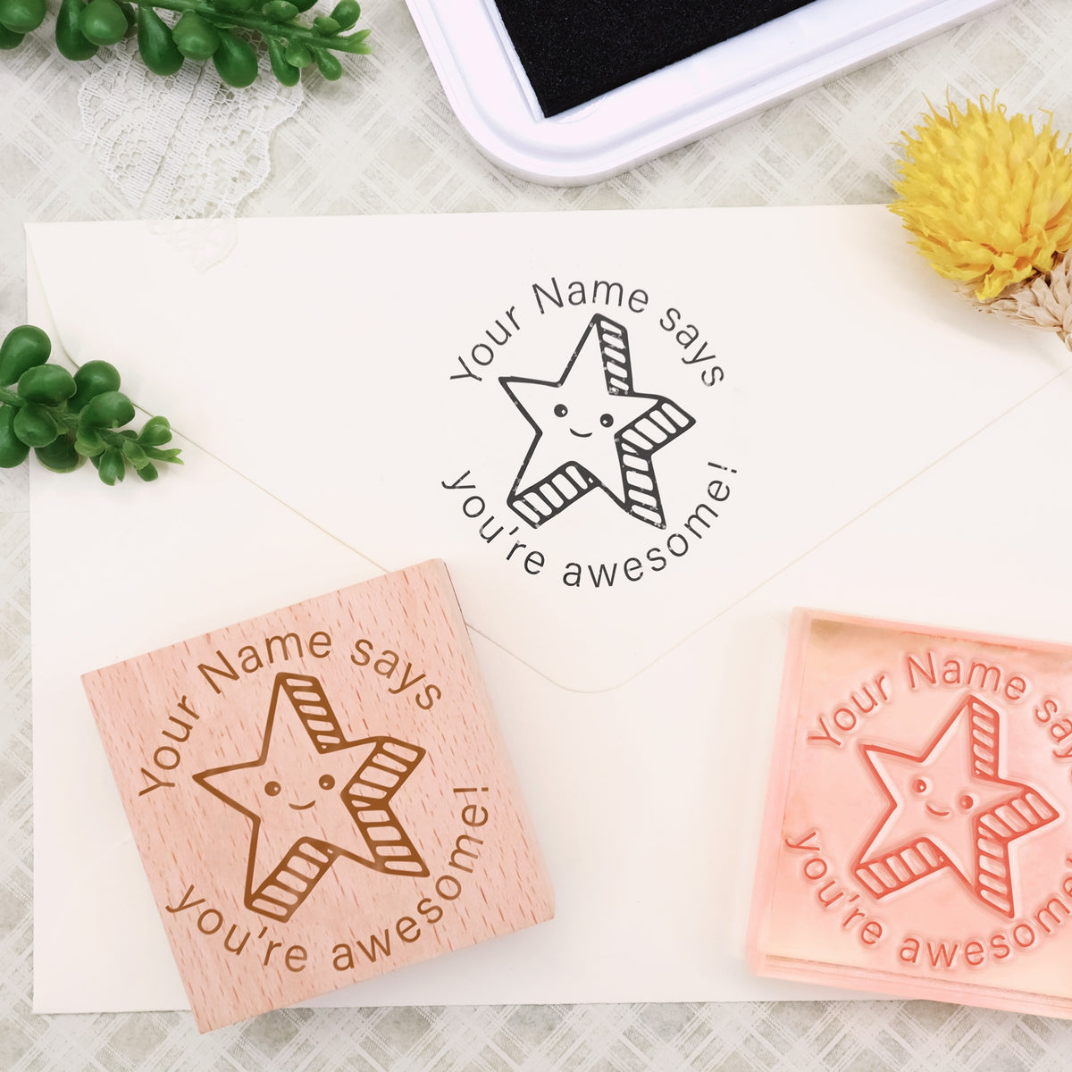 Children's Day Custom Cartoon Rubber Stamp -2 1