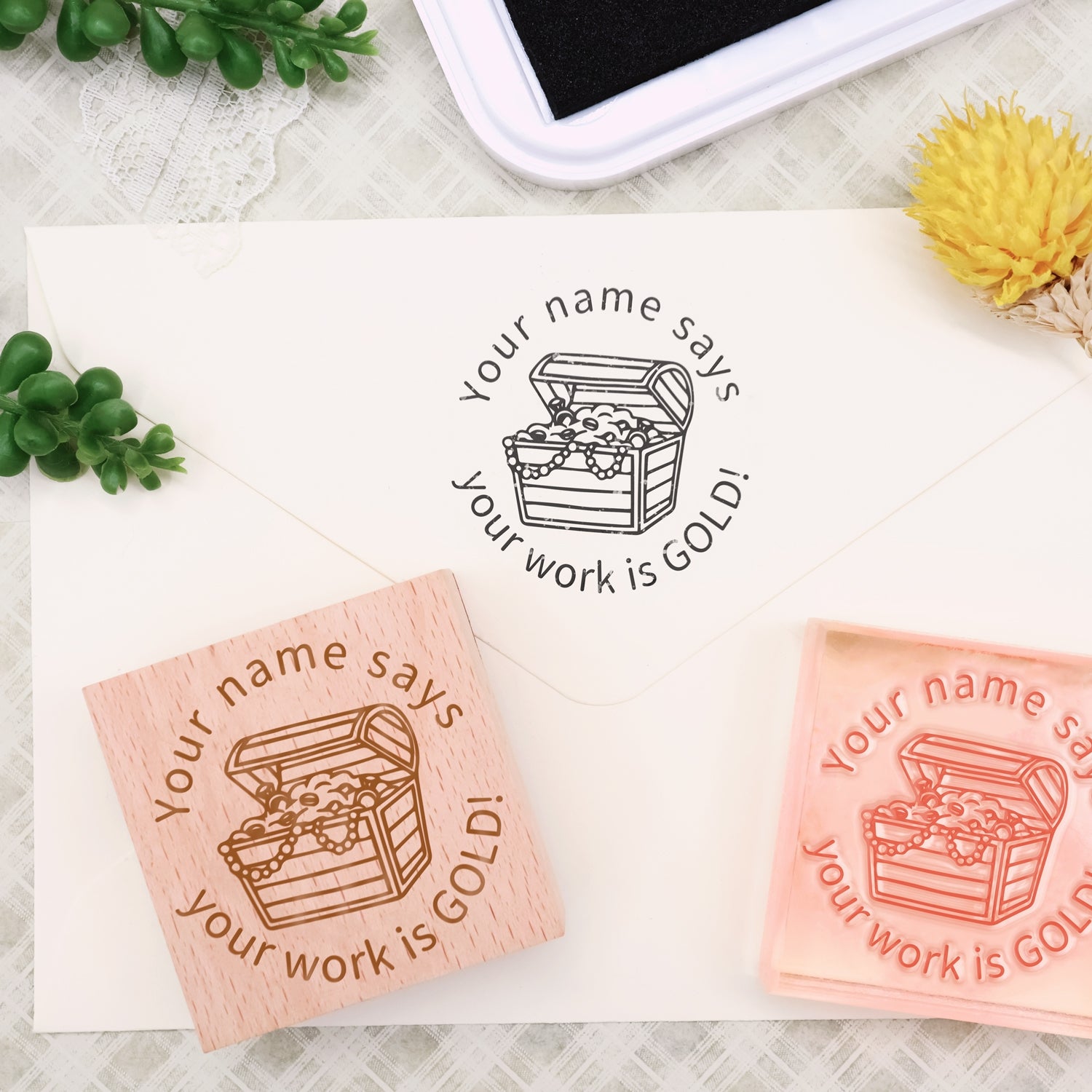 Children's Day Custom Cartoon Star Rubber Stamp-8 1