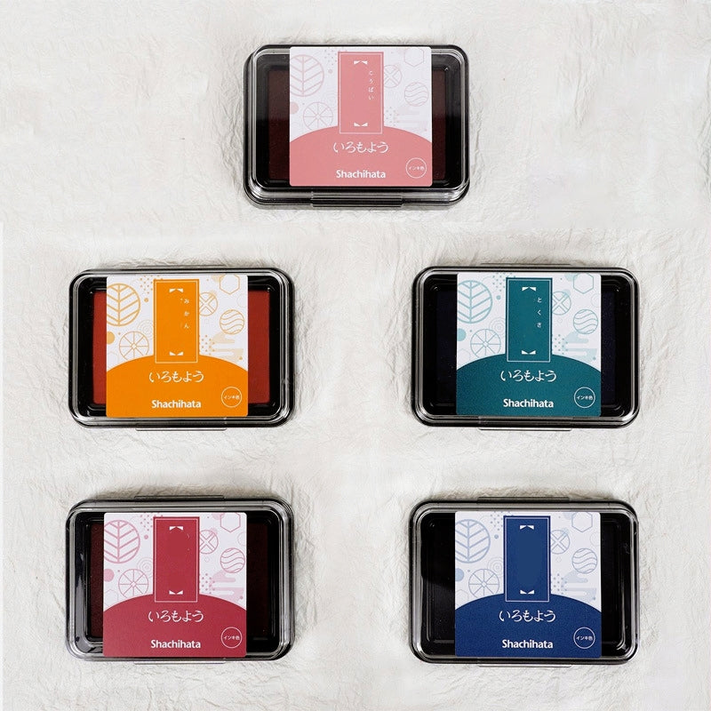 Japan Shachihata Oil Pigment Rubber Stamp Ink Pad b1