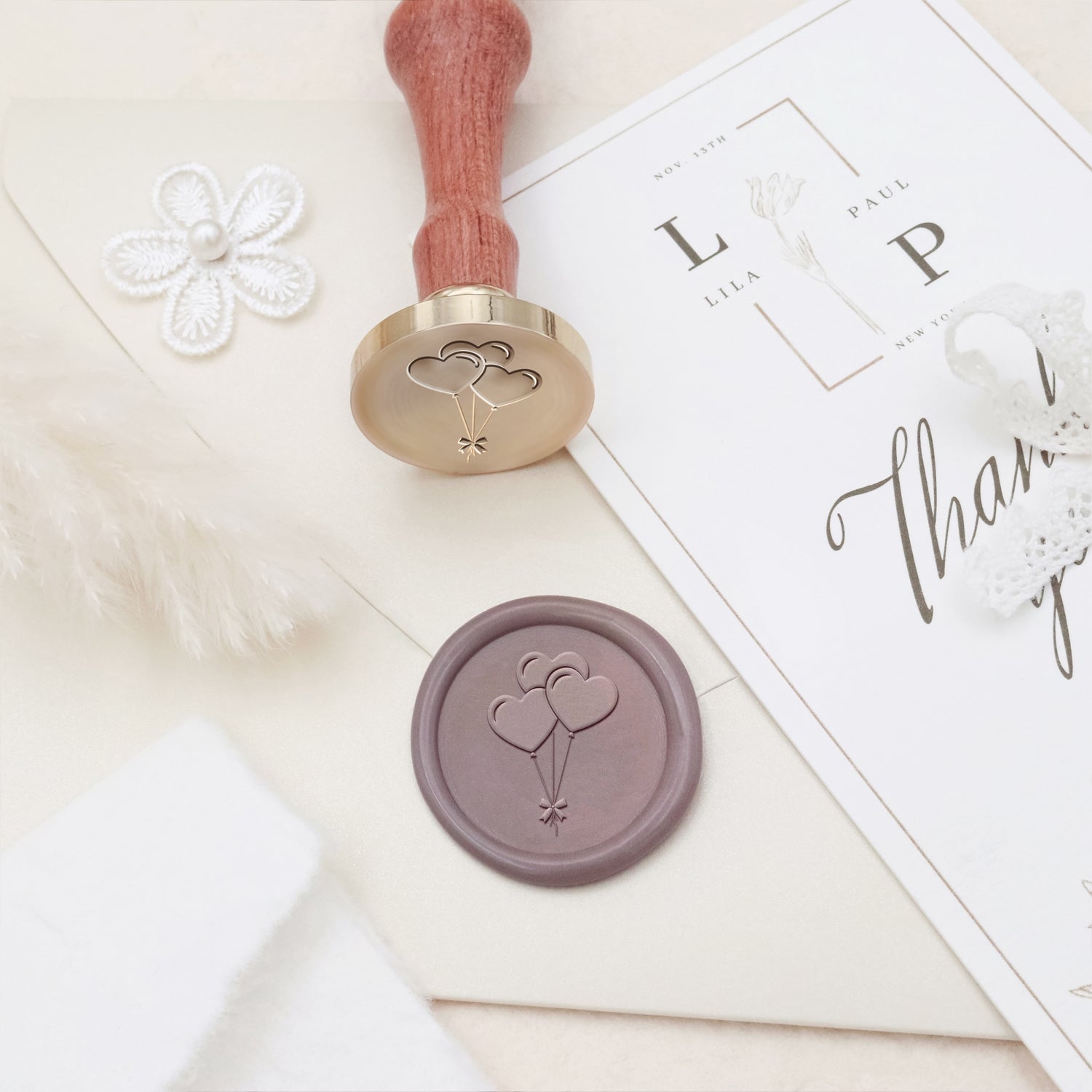 Wedding Celebration Wax Seal Stamp (27 Designs)-2