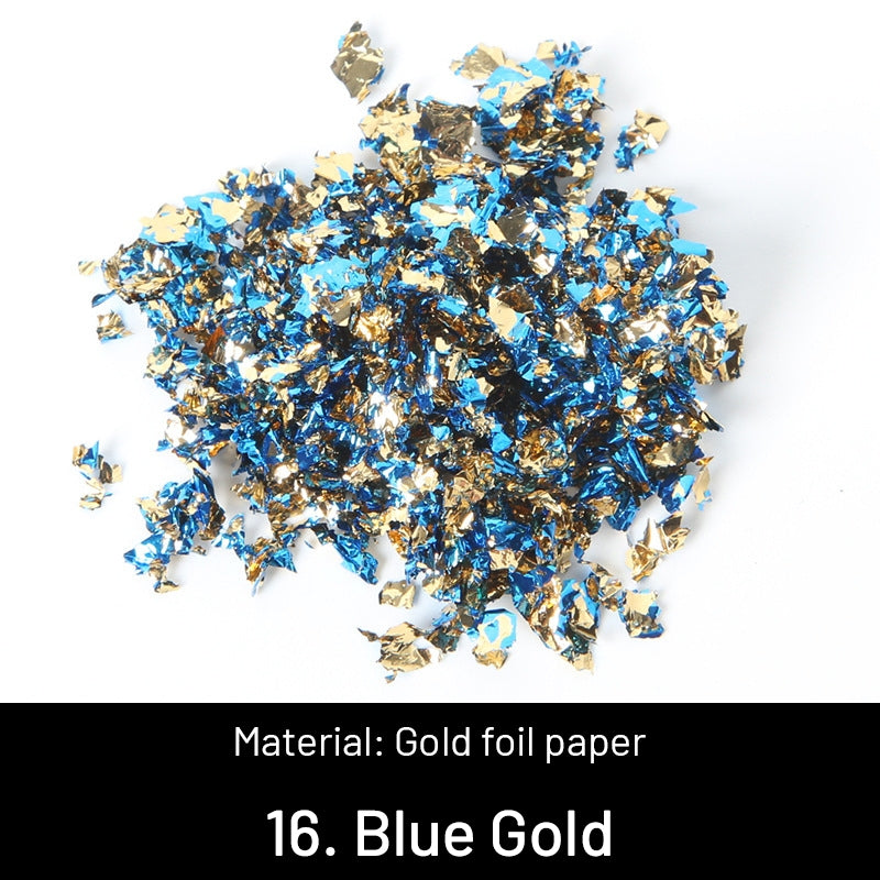 DIY Decorative Crushed Gold Leaves sku-16