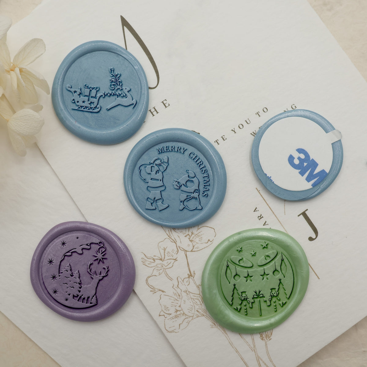 Christmas Wax Seal Stamp (27 Designs) 3