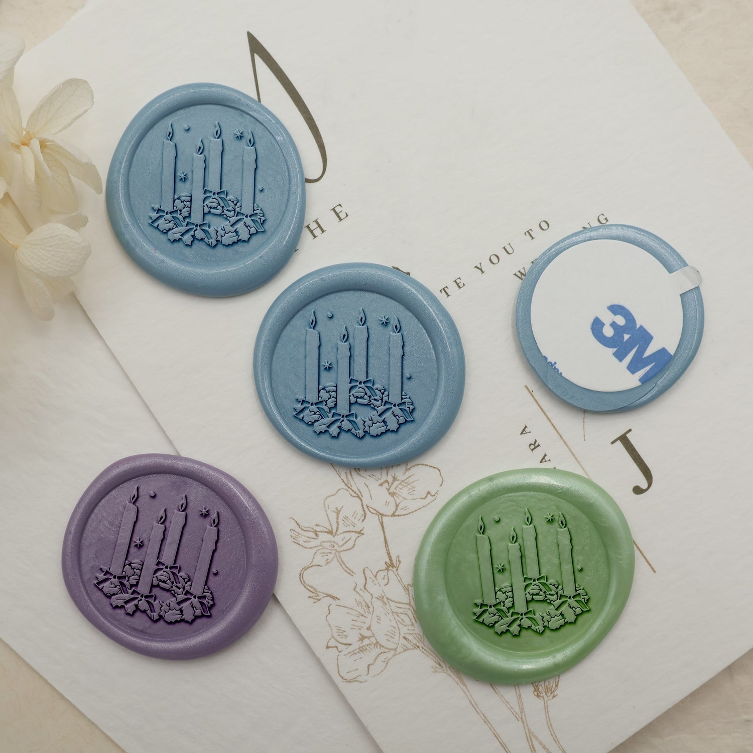 Christmas Wax Seal Stamp (27 Designs)-22 3