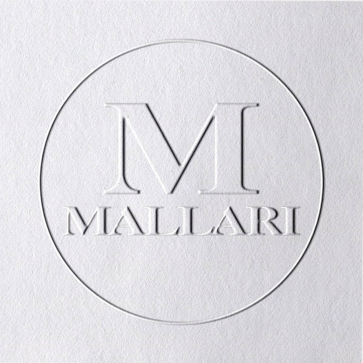 Personalisierte Einfache Initial Name Prägezange 51