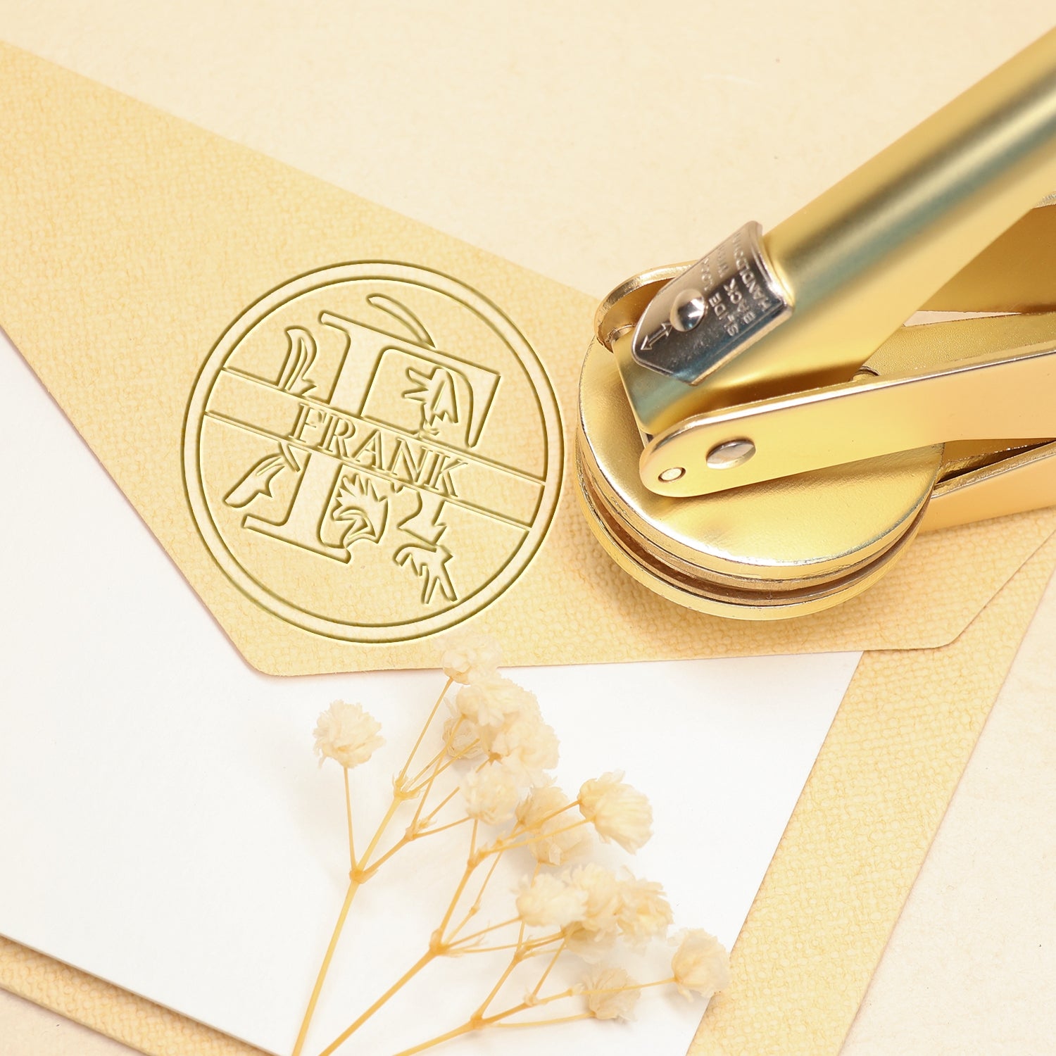 26 Letter Custom Floral Name Embosser - F F11