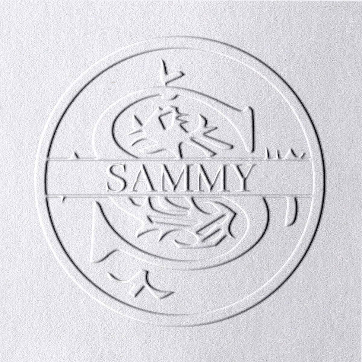 26 Letter Custom Floral Name Embosser - S S1