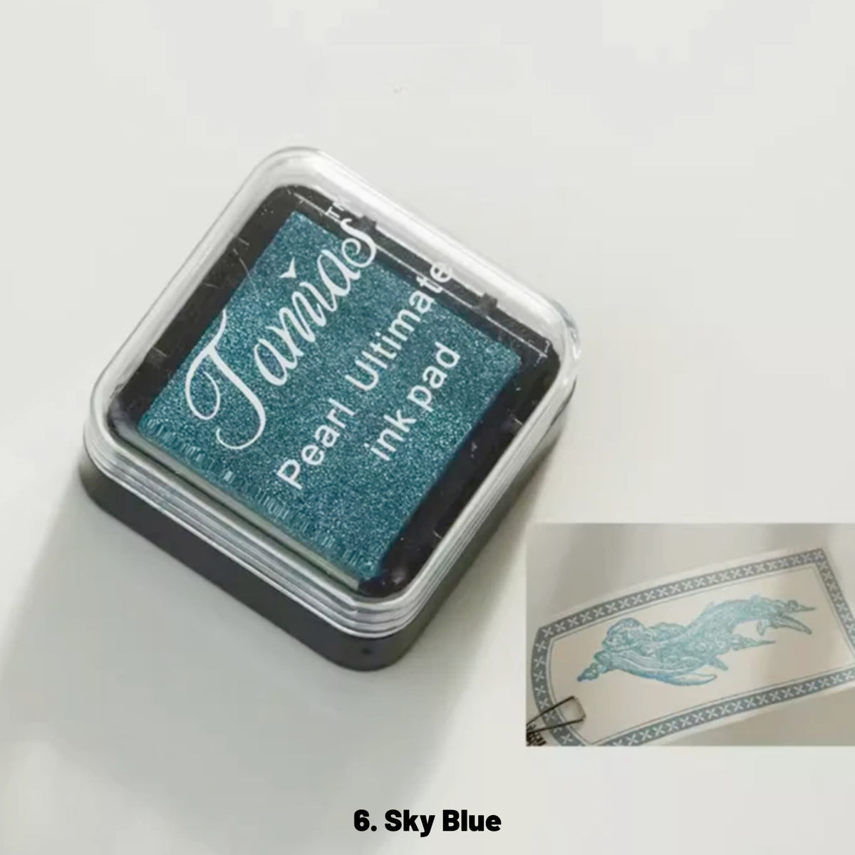 Retro Mini Pearlescent Ink Pad (8 Colors) 10