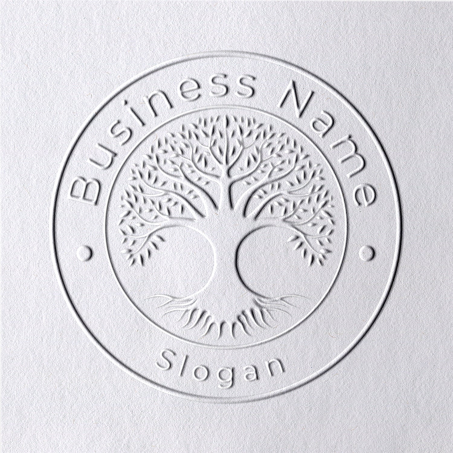Personalisierte Lebensbaum Logo Prägezange 301
