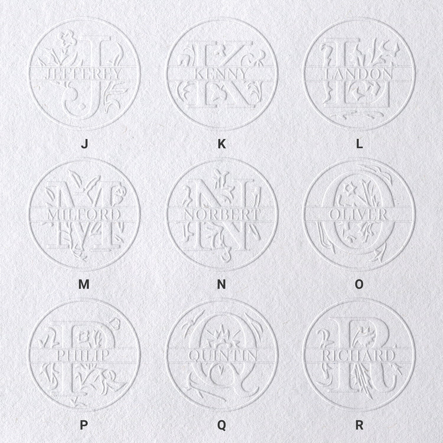 26 Buchstaben personalisierte florale Name Prägezange sku-21
