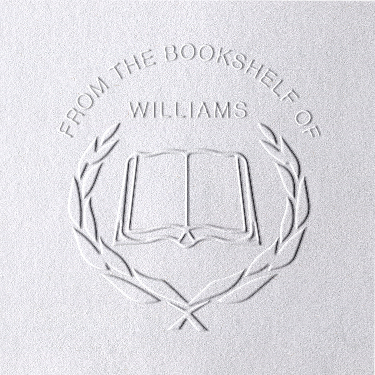 Custom Olive Leaves Book Embosser9