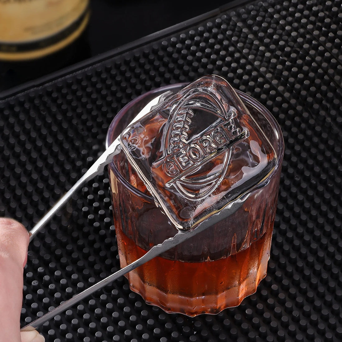 Football Name Monogram Brass Ice Stamp for Bartender & Planner1