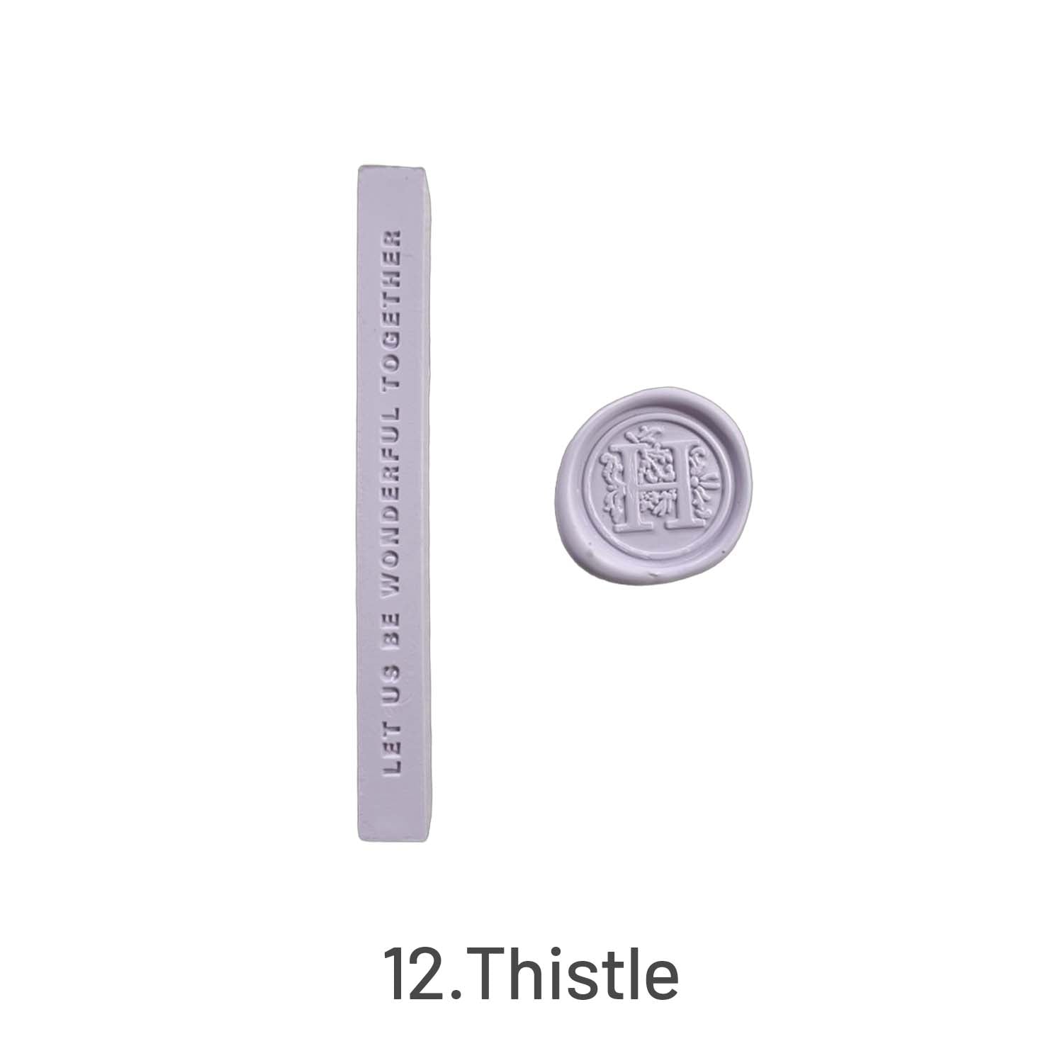 Matte Pastell dochloser Siegelwachs Stick12