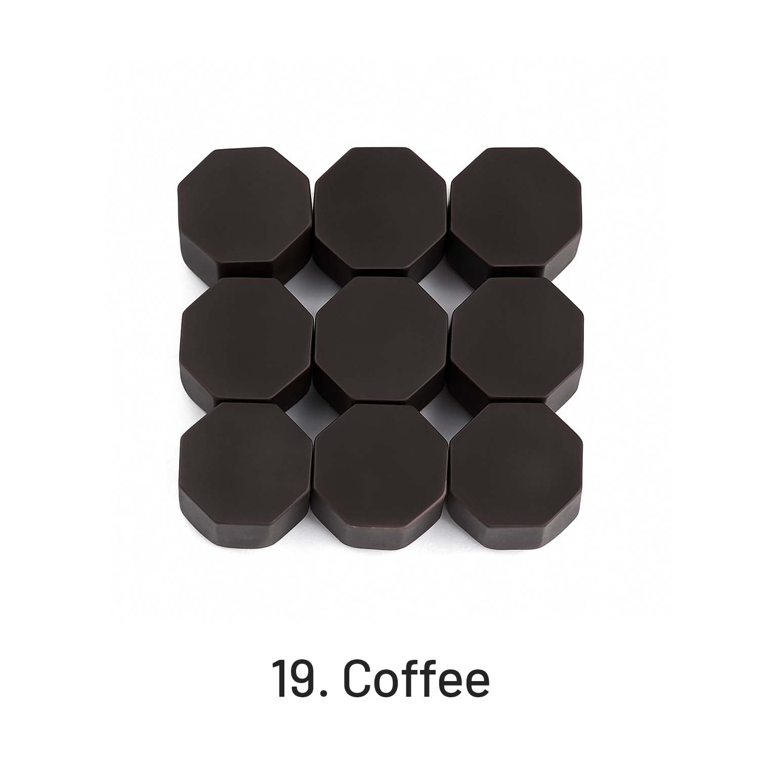 Octagon Sealing Wax Beads19. Coffee