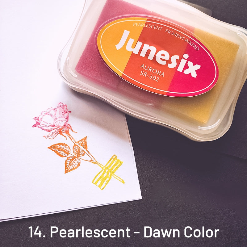 Pearlescent Multicolor 3-Color Gradient Ink PadSKU-14