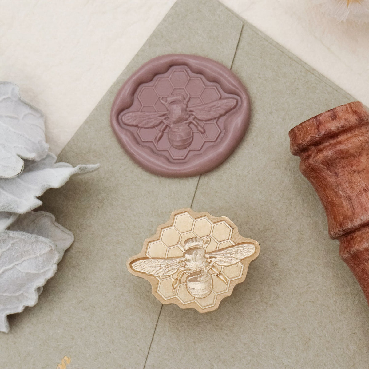 Stamprints Carimbo de Sinete de Lacre Abelha com Relevo 3D 5