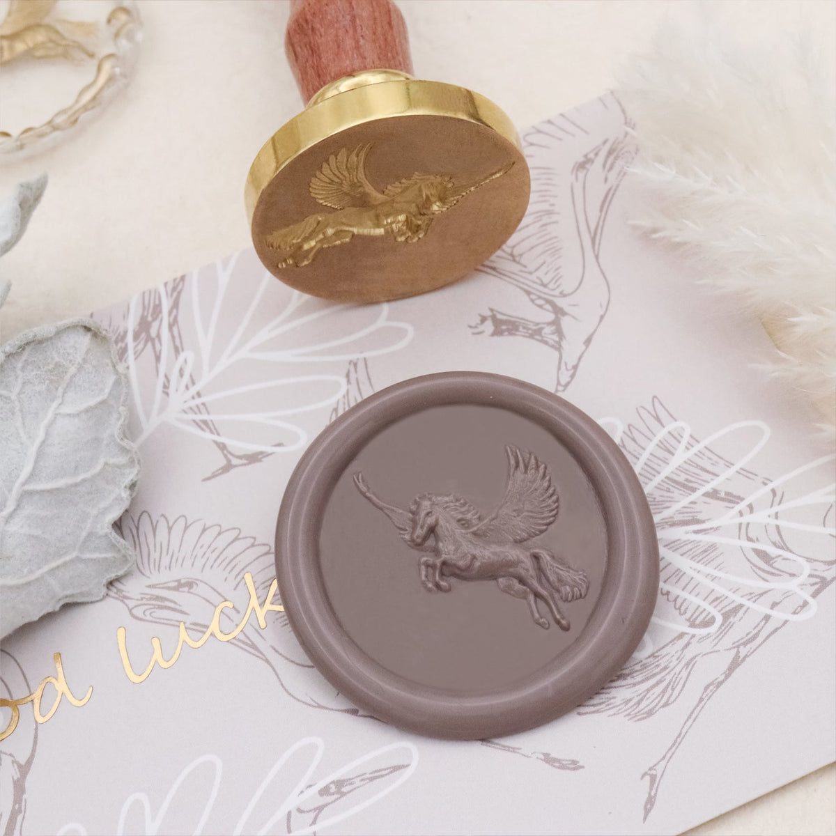 Stamprints 3D Relief Pegasus Wax Seal Stamp