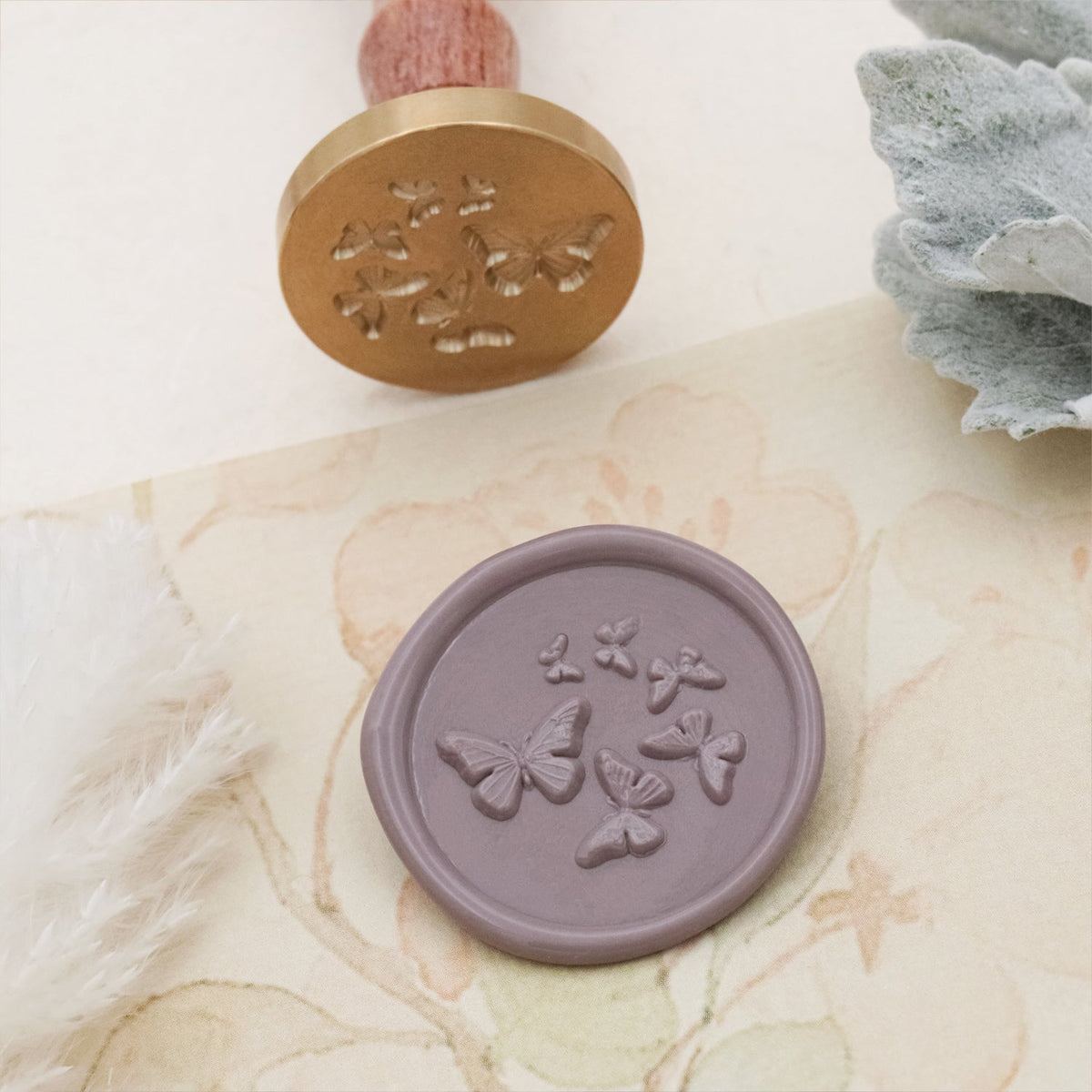 Stamprints Schmetterling Wachssiegel Stempel 1
