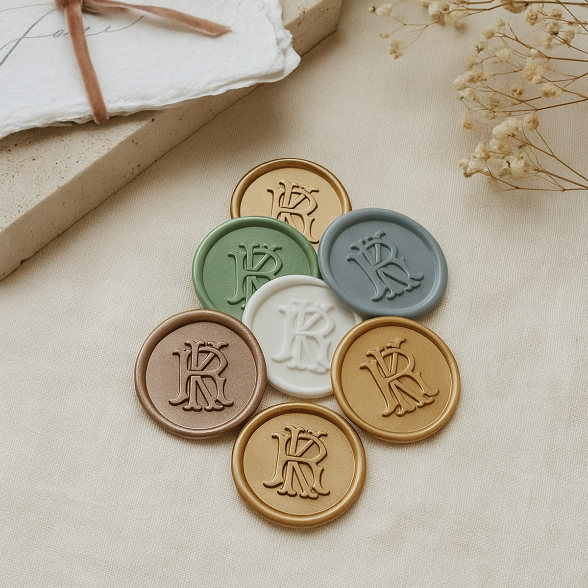 stamprints Custom Design Self-Adhesive Wax Seal Stickers 2